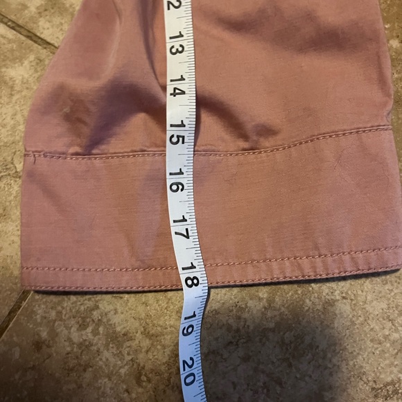 LOFT Plus Peplum Utility Jacket Pockets ¾ Sleeves 100% Cotton Size 18 - Picture 11 of 11